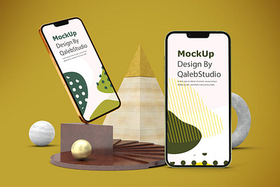 Abstract iPhone 13 Mockups 13 abstract apple clean device display iphone iphone 13 iphone 13 pro mockup phone phone mockup presentation realistic screen simple smartphone theme ui ux