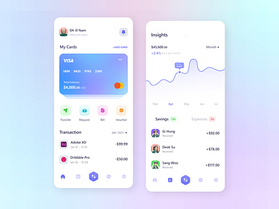 Mobile Banking App bank banking banking app banking ui banking web expense expense ui finance finance ui financial financial app mobile app mobile banking ui ux wallet