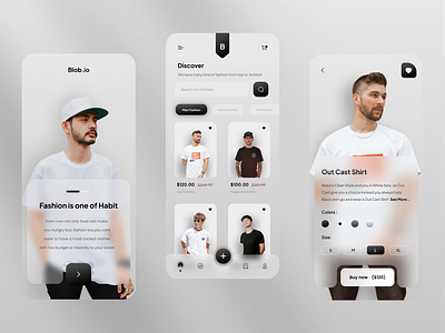 (Blob.io) Fashion Store App 2021 branding design fashion fashion store illustration mobile app mobile app design mobile design mobile ui moblieapp odama pickolabs piqo design plainthing purrweb qclay ui uiux vektora