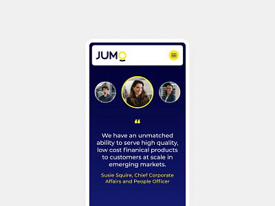 JUMO Website Redesign africa bold finance financial fintech ui website