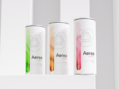 Aerea soda cans #1 brand identity branding can design can label clean can clean soda can logo logo design minimal soda can minimalist packaging design soda soda can soda packaging soft drink visual identity