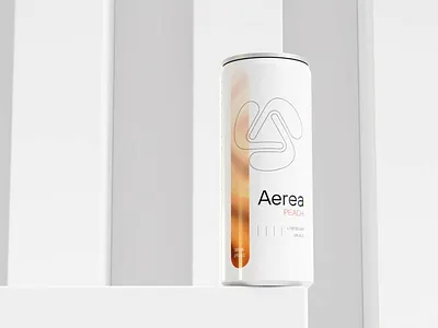 Aerea soda can 360° brand identity branding can design can label clean can clean soda can logo logo design minimal soda can minimalist packaging design soda soda can soda packaging soft drink visual identity