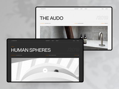 Norm Architects Project Page architecture branding category danish furniture grid inner interaction logo menu minimal player project swiss ui ux website