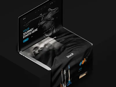 Online store concept design guitar ibanez mockup online store ui ux