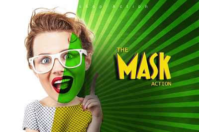 The Mask Photoshop Action abstract action advance body painting funny actions movie action new actions photo manipulation the mask photoshop action