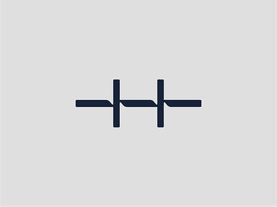 H Chain Lettermark / Monomark Symbol accessories branding chain connection design h identity lettermark logotype mark minimal modern symbol typography