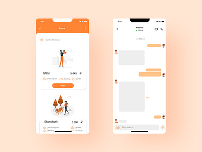 Hotel for pats Mobile App Ui ios app apple design design ios hotel app hotel for animal app ios minimal minimal app minimalism mobile app ui ui design