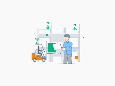 SecurEdge Networks - WiFi Troubleshooting design icons illustration logo