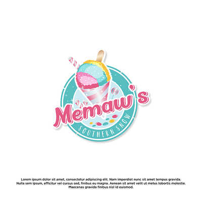 Memaw's Ice animation branding design graphic design i illustration logo motion graphics ui vector