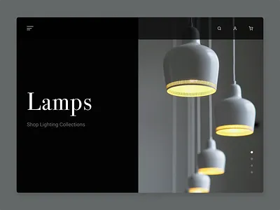 Image Slider 072 concept dailyui design image slider lamp ui web