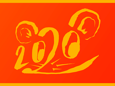 The Year of the Rat 2020 brush brush pen calligraphy campaign china chinese chinese new year cny covid envelope gold graphic design greetings lettering moon mouse rat red year