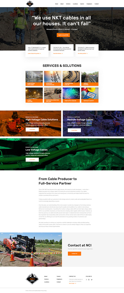 Construction Business branding design graphic design ux websitedesign