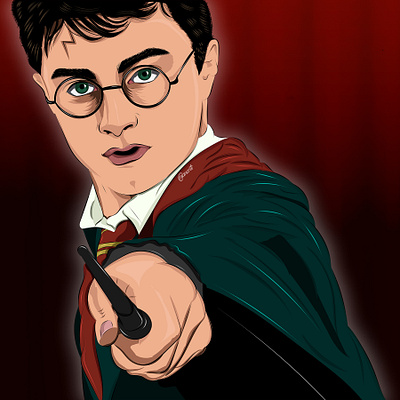 Harry Potter artwork digital digital painting digitalart drawing illustration illustration digital vector vectorart