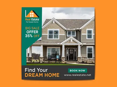 Real estate promotional social media post template design dreamhome forsale home househunting investment luxury newhome property real estate realestateagent realtor realtorlife