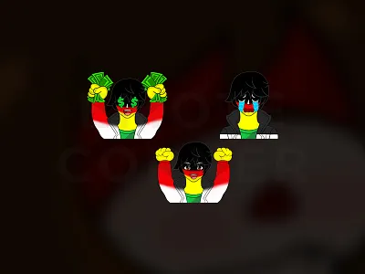 Custom twitch emotes artistondribbble customemotes customtwitchemotes emoteartist emotes illustrations newstreamer smallstreamer streamer streamercommunity streamers twitch twitch.tv twitchaffiliate twitchbadges twitchcommunity twitchemotes twitchemotesartist twitchgraphicdesigner twitchstreamer