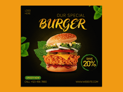 Social Media Post 2021 ads banner design burger business banner delicious facebook ad facebook banner facebook post food post graphic design instagram post marketing marketing campaign photoshop social media social media banner social media post trends web banner design