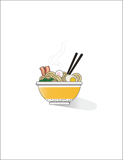 Ramen animation branding design flat graphic design icon illustration illustrator logo minimal ui ux vector