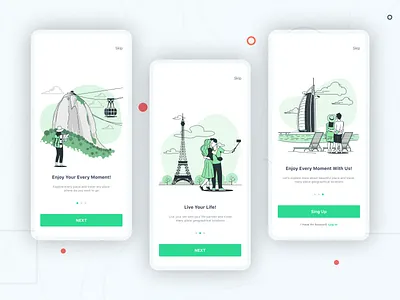 Destination Travel Services app app design apple design explore flat illustration minimal travel travel and explore ui uidesign uidesigner ux uxdesign uxdesigner