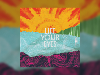 👀 ⬆ 02 acoustic album album artwork collage encouraging lift your eyes music packaging record texture