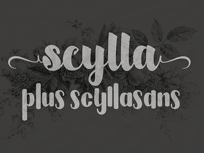 scylla-scyllasans wedding fonts