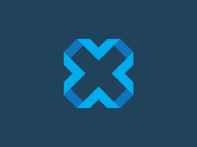 XV logo blue branding design graphic design icon illustration letterv letterx logo typography vector