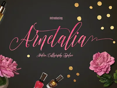Arnetalia wedding fonts