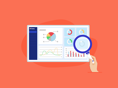 Jotform Data Management Software Tools adobeillustrator banner design chart data data management data management tools design headerbanner illustration jotform magnifying glass software ui