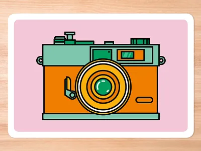 Improv Cards - Camera design graphic design illustration illustrator vector