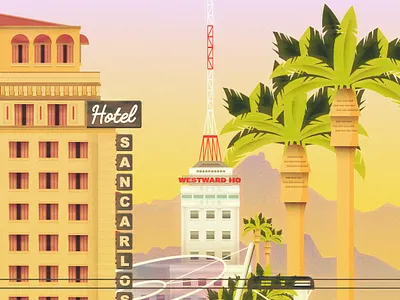 San Carlos Hotel, Downtown Phoenix, AZ 602 arizona az downtown hotel lighrail phoenix phx san carlos