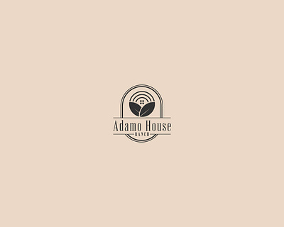 Adamo House branding logo realestate vector