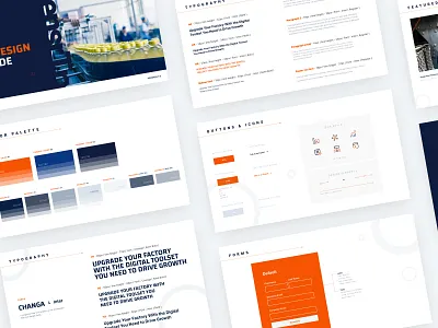SensrTrx UI Design System branding design design system system ui ui elements ui system ux web website