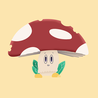 Happy Mushroom animation character character design character illustration cute illustration motion graphics mushroom