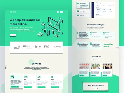 Garibet | Digital Agency agency app background booking branding design desk digital financial graphic design illustration seo studio technology tone color ui ui ux ux vector web