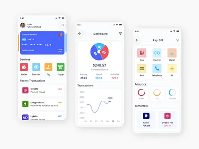 wallet app design adobe photoshop adobe xd app appdesign dashboard design figma graphic design ios landingpage logo mobile app ui ui design uidesign uiux user interface design ux design website websitedesign webui