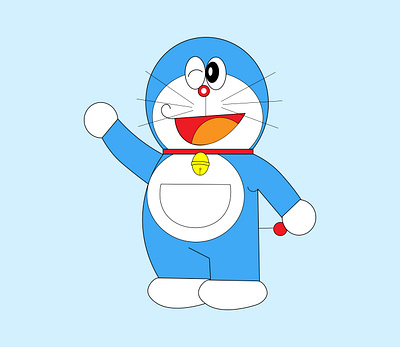 Doraemon 3d animation art artist branding cartoon design doraemon drawing dribbble graphic design illustration illustrator interaction kids trending ui ux vector viral