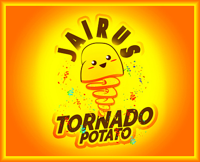 Tornado Potato Banner 3d animation branding design graphic design illustration logo motion graphics ui vector