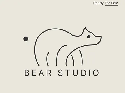 Bear Studio abobe illustrator designer animal bear logo bear studio black and white logo branding company logo company logo template creative logo design dog illustration inspiration logo logo designer minimal professional restaurant ui vector