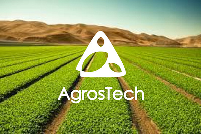 AgrosTech branding design graphic design logo mockup vector