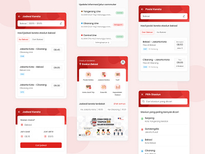 Commuterline App app commuterline design krl access mobile train app ui ux