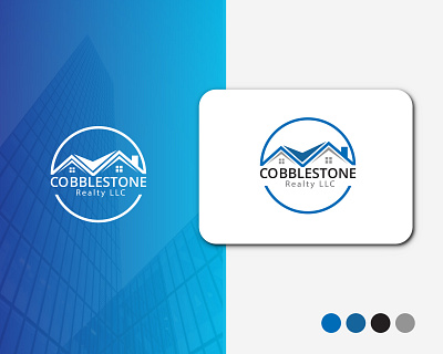 Real Estate Logo Design branding businesslogo design designlogo logo logo design logodesign logoinspiration typography logomark realestate logo