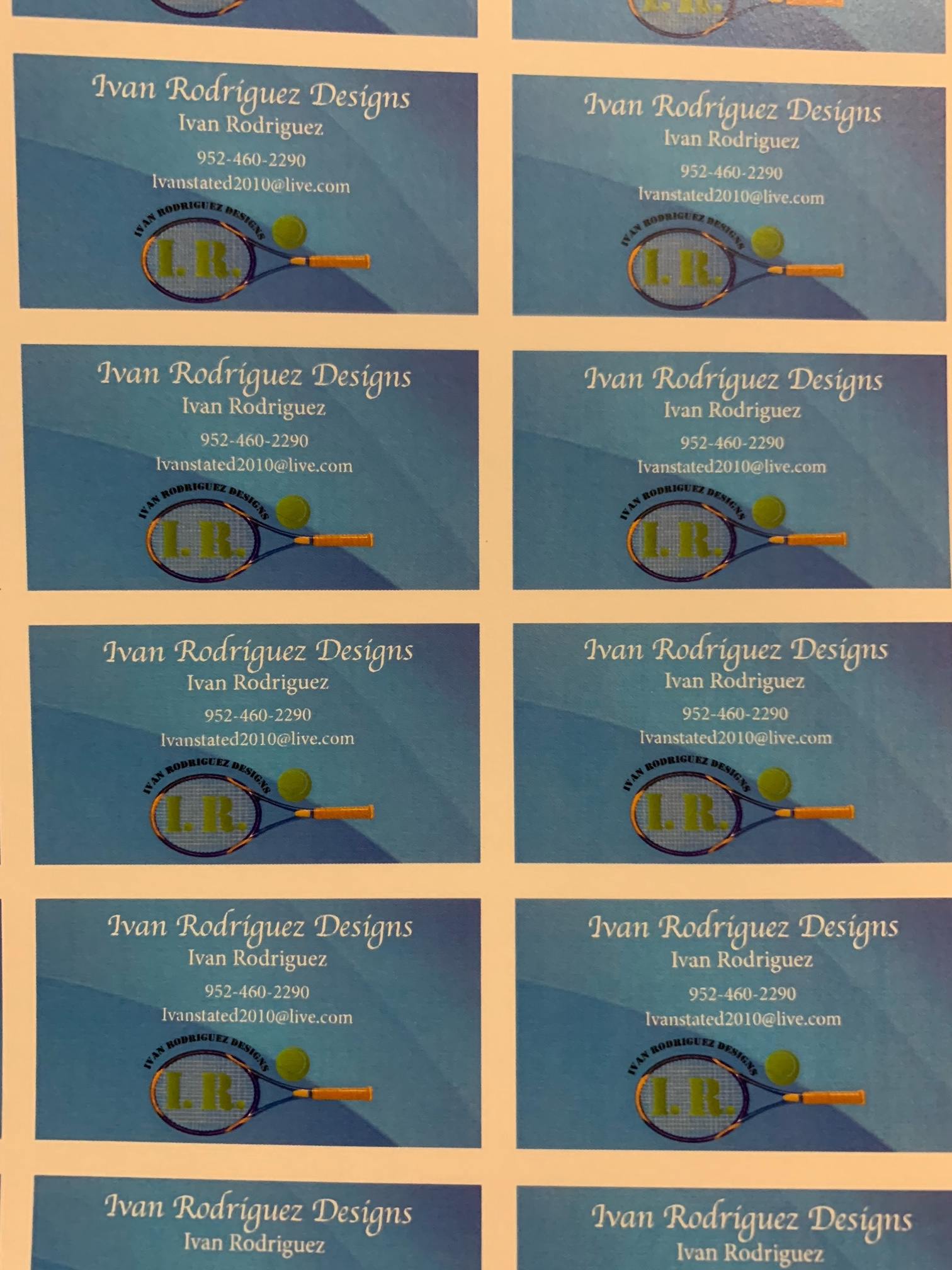Example of Business card