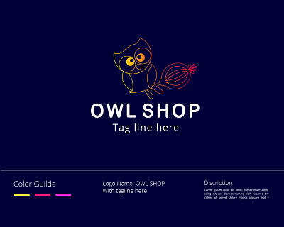OWL SHOP LOGO DESIGN branding businesslogo design designlogo logo logodesign logodesigne logodesigns logoinspiration typography logomark logomarkdesign logotiposdesign