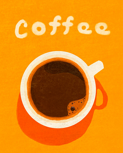 Coffee coffee coffee illustration design illustration