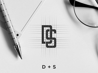 DS MONOGRAM LOGO PROCESS agency apparel brand brandidentity branding clothing consulting design dubai graphic design logo luxury monogram newyork qatar stationary uae usa vintage