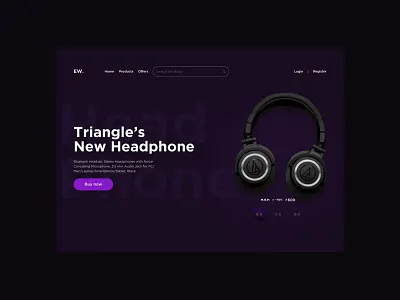 E-commerce landing page design design figma ui webdesign