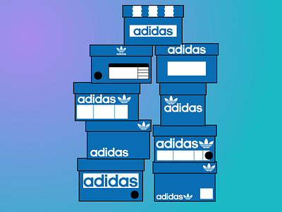 Box Adidas animation branding graphic design logo ui