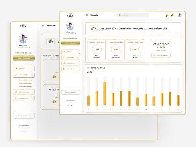 Cifa Education -Affiliate Dashboard UX UI interaction design