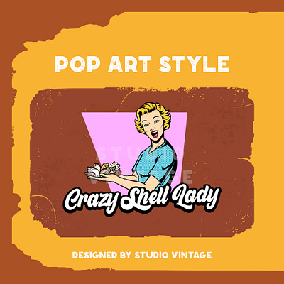 CUSTOM LOGO POP ART design illustration logo vintage logo