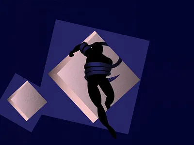 Kraken attack. illustration