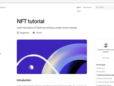 Stacks docs crypto cryptocurrency docs documentation guide learn tutorial